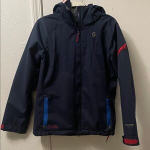 Scott Women's Navy and Red Ski Jacket